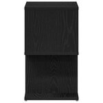 Table de chevet vidaXL en chêne noir 50x30x51 5 cm en bois d'ingénierie
