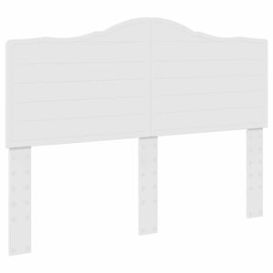 vidaXL Tête de lit avec tête de lit Blanc 160 cm Bois d'ingénierie