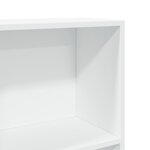vidaXL Bibliothèque blanc 60x24x143 cm bois d'ingénierie