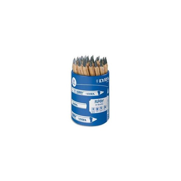Pot de 36 crayons graphite ferby nature pefc 12cm gros module lyra