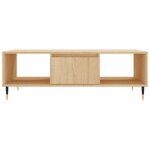 vidaXL Table basse chêne sonoma 104x60x35 cm bois d'ingénierie