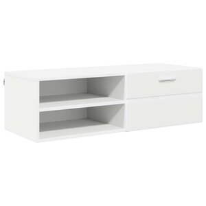 vidaXL Cabinet en Bois Blanc 100 5 x 39 x 30 cm Bois d'ingénierie