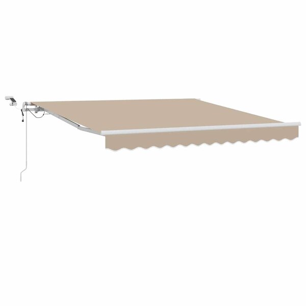 vidaXL Auvent rétractable Beige 300 x 250 cm Polyester