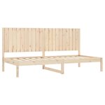 vidaXL Lit de jour sans matelas 90x200 cm bois de pin massif