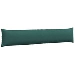vidaXL Coussins de canapé 2 Pièces Vert foncé 200 x 40 cm tissu