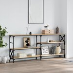 vidaXL Table console chêne sonoma 180x29x76 5 cm bois d'ingénierie