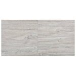 vidaXL Dalles de plancher autoadhésives 55 Pièces PVC 5 11 m² gris clair