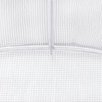 vidaXL Serre avec cadre en acier blanc 16 m² 4x4x2 m