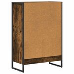 vidaXL Bibliothèque Chêne Fumé 80 x 30 x 155 cm Bois d'ingénierie