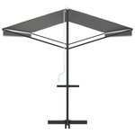 vidaXL Auvent autoportant Gris 6 x 3 m Polyester