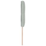 vidaXL Tête de lit LED Capitonnée Gris clair 100 cm Velours