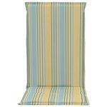 vidaXL Coussins de chaise de jardin 4 Pièces Multicolore 120x50x3 cm