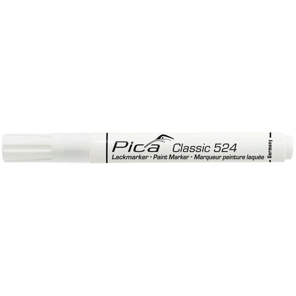 Pica classic marqueur industriel à peinture 2- 4 mm rond blanc
