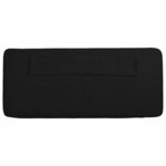 vidaXL Tête de lit capitonnée Marron et Noir 80 cm Pin massif