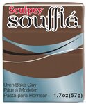 Pâte Sculpey Soufflé Cowboy (marron) - Sculpey