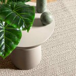 vidaXL Tapis ZIZUR crème 80x250 cm aspect de jute intérieur extérieur