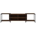 vidaXL Meuble TV chêne marron 203x37x50 cm bois d'ingénierie