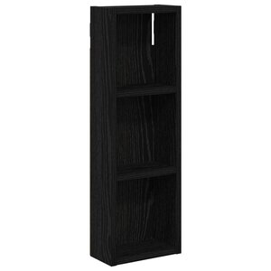 vidaXL Armoire murale de salle de bain Chêne Noir 20 x 10 x 60 5 cm