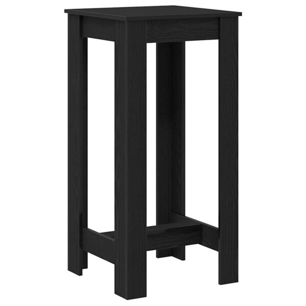 vidaXL Table de bar Chêne noir 51 x 50 x 103 5 cm Bois d'ingénierie