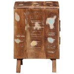 vidaXL Table de chevet 40x32x46 cm bois massif de récupération