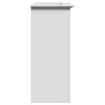 vidaXL Armoire de lavabo de salle de bain BODO blanc 70x35x80 cm