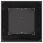 Foyer carré vidaXL Noir 80x80x40 cm Acier