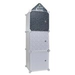 Rangement enfant 3 cubes modulables 30x30 cm