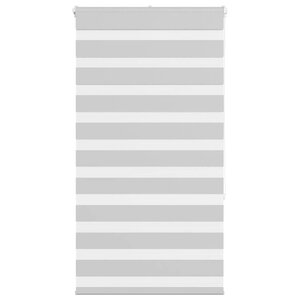 vidaXL Store zèbre gris clair largeur du tissu 85 9 cm polyester