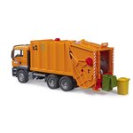 Bruder 03760 - MAN TGS benne à ordures orange