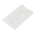 Sacs snack chaud en papier glassine compostable avec fenêtre natrueflex - lot de 1000 - vegware -  -  x100x250mm