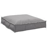 vidaXL Coussin de palette pour siège gris 70x70x12 cm  tissu Oxford.