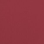vidaXL Coussin de banc de jardin rouge bordeaux 120x50x4 cm