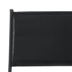 Vidaxl mobilier de salle à manger d'extérieur 9 pièces acier