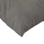 vidaXL Coussins de palette lot de 2 gris foncé mélangé tissu