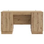 vidaXL Bureau Chêne artisanal 142 5 x 50 x 75 cm Bois d'ingénierie