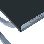 Vidaxl table à dessin pour adolescents noir 110x60x87 cm mdf