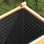 vidaXL Feuille de drainage nervurée Noir 1 x 20 m HDPE