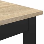 vidaXL Table de salle à manger / Table de repas MÉTAL