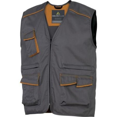 Gilets panostyle gris/orange L