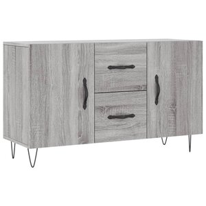 vidaXL Buffet sonoma gris 100x36x60 cm bois d'ingénierie