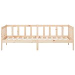 vidaXL Lit de jour sans matelas 80x200 cm bois de pin massif