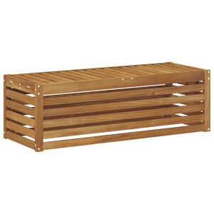 vidaXL Banc de Jardin Naturel 115 x 43 x 37 cm Bois d'Acacia Massif