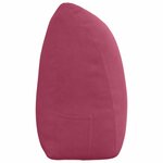 vidaXL Coussin de Dos Bordeaux 200 x 24 x 50 cm Velours