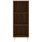 vidaXL Buffet chêne marron 34 5x32 5x90 cm bois d'ingénierie