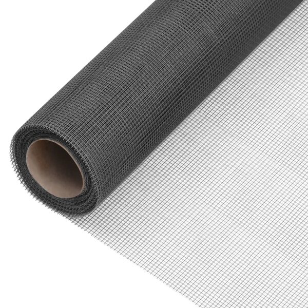 vidaXL Écran en treillis Fibre de verre 112x1000 cm Noir