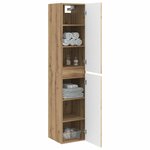 vidaXL Cabinet de Salle de Bain Mural Chêne artisanal