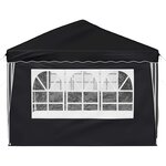 vidaXL Tente de fête pop-up 575 x 288 x 245 cm Anthracite