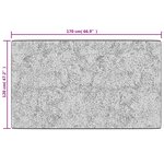 vidaXL Tapis lavable anthracite 120x170 cm antidérapant
