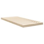 vidaXL Cadre de lit surélevé Sonoma 71 5 x 190 cm Bois d'ingénierie