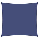 vidaXL Voile de parasol tissu oxford carré 2 5x2 5 m bleu